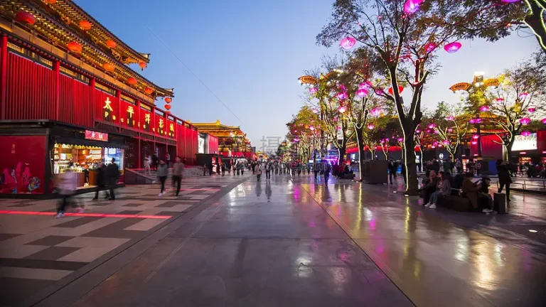 Xi’an tourism at night