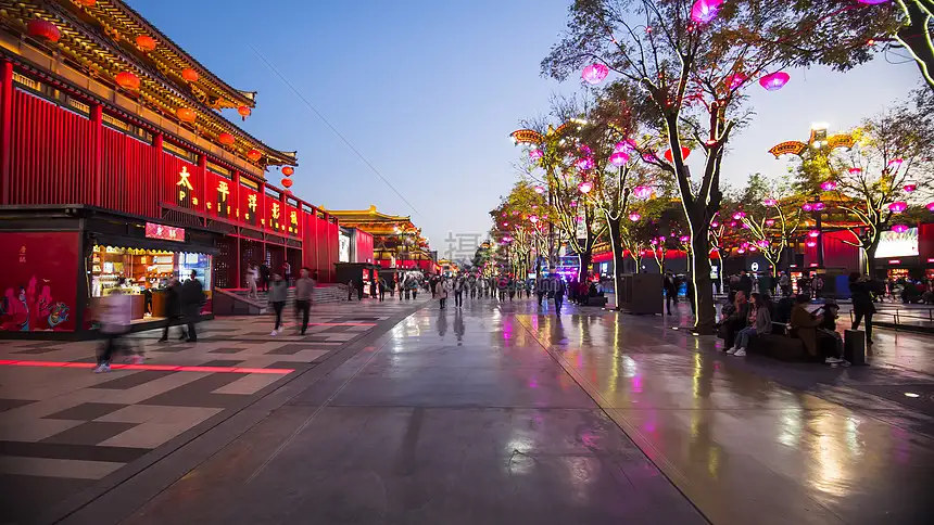 Xi’an tourism at night