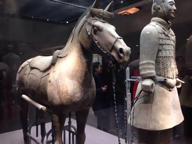 Terracotta Army China Tours: A soldier is leading a horse