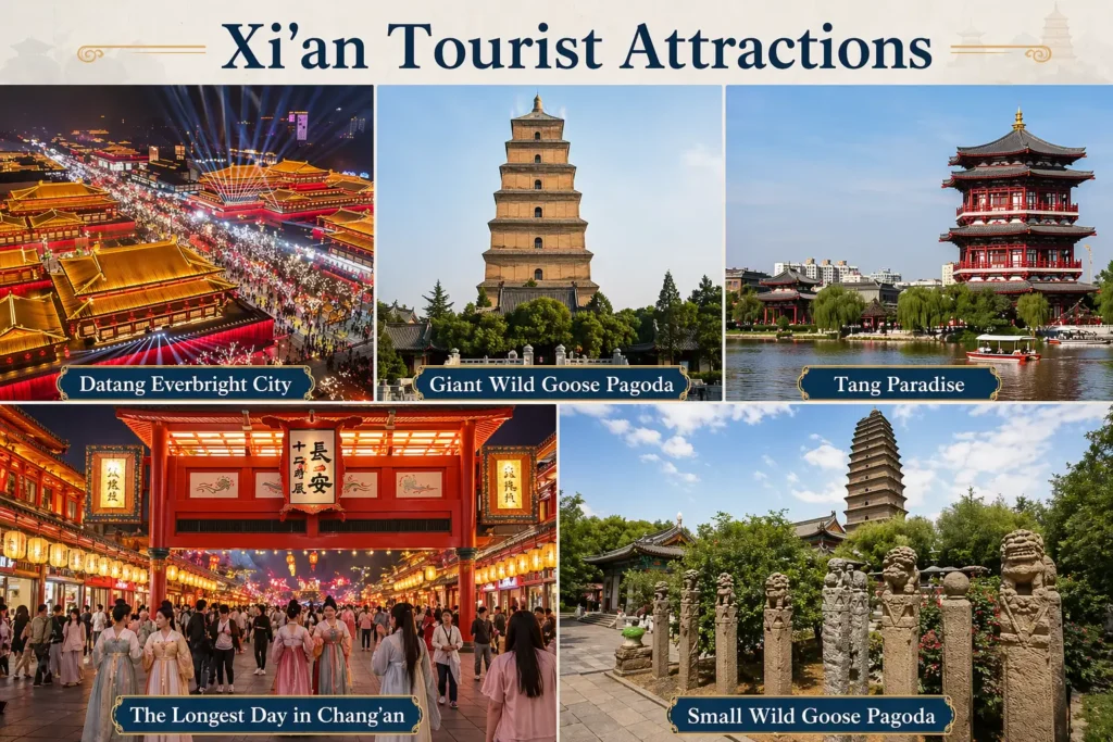 Things to do in Xi'an: Tang Dynasty Night City, Big Wild Goose Pagoda, Tang Dynasty Peony Garden