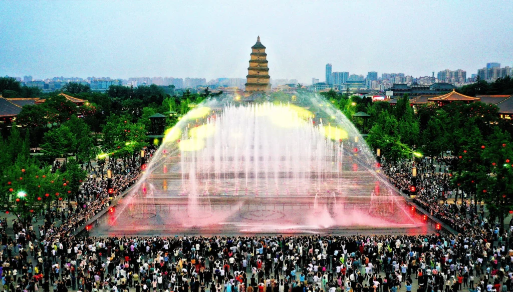 big wild goose pagoda square