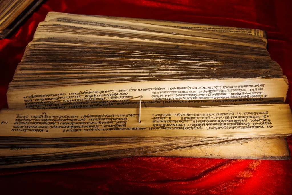 Fourth Floor: Palm-leaf Manuscripts