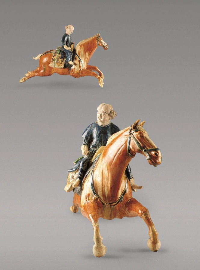 Three-Color Glazed Soaring Horse: The Star Attraction of the Tang Dynasty Three-Color Glazed Ceramics Collection at the Xi'an Museum