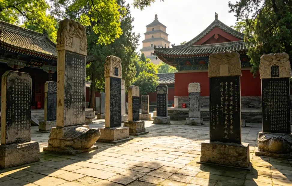 tourist routes in Xi’an: beilin park